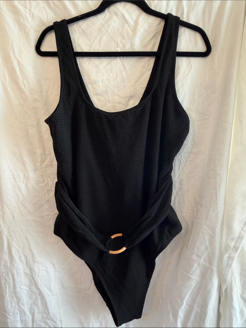 Black One-Piece Swimsuit